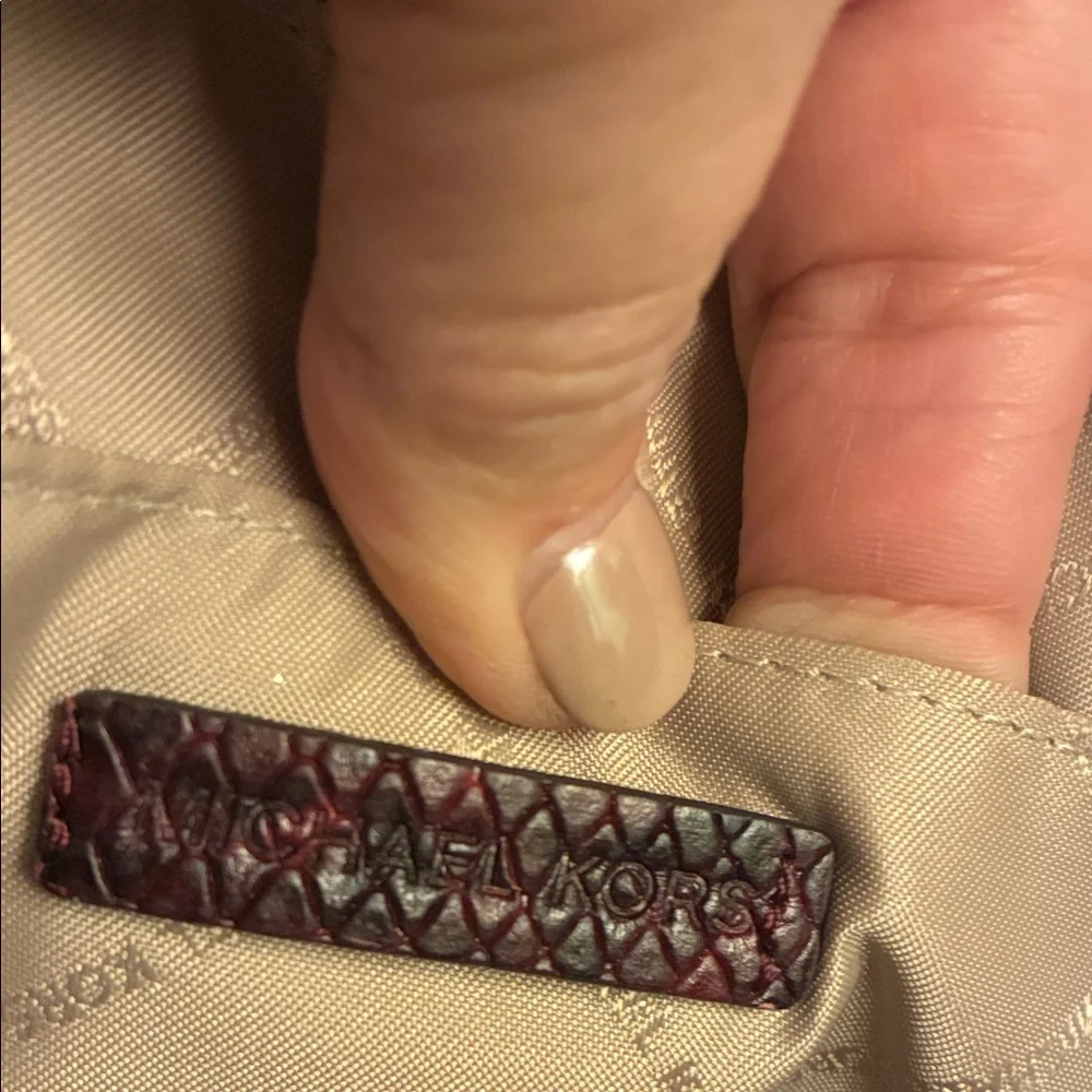 Michael‎ Kors Burgundy and Black Men's Wristlet